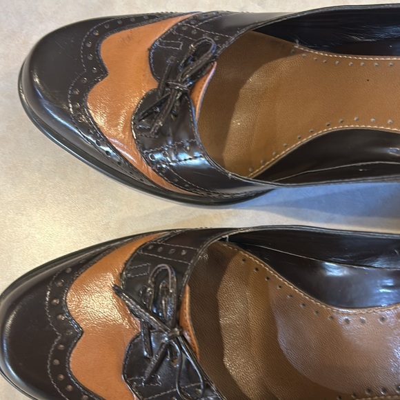 Nine West chunky heel pumps, size 9.5M - Picture 4 of 8